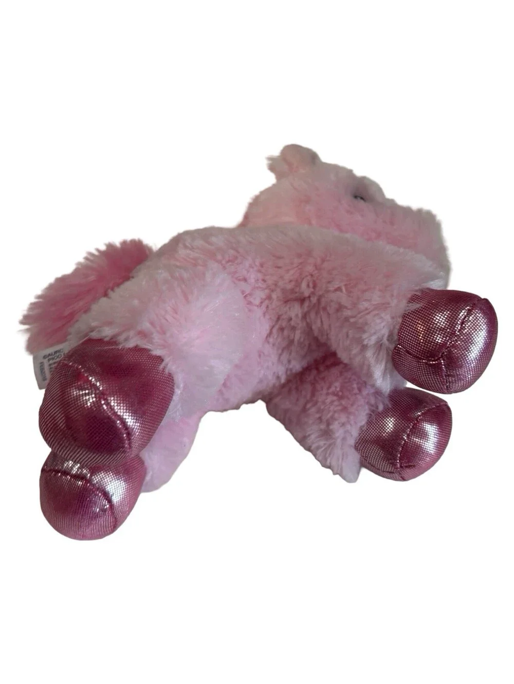 Aurora Flopsie Pink Sparkly Unicorn Plush Stuffed Animal 7”